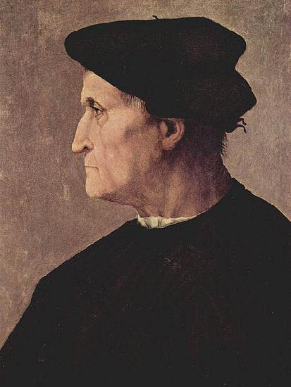 Jacopo Pontormo Profilportrat eines Mannes oil painting picture